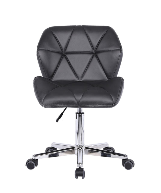 ViscoLogic JAGER Quilted Comfort Computer Desk Office Chair Stool