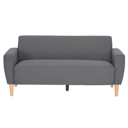 ViscoLogic Mid-Century Modern Loveseat Sofa/Couch, Loveseats, Chair Suitable for Small Spaces (Grey)