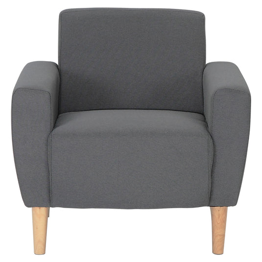 ViscoLogic Mid-Century Modern Loveseat Sofa/Couch, Loveseats, Chair Suitable for Small Spaces (Grey)