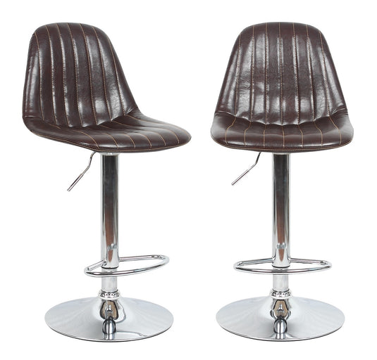 ViscoLogic Elite Swivel Height Adjustable Bar Stools (Set of 2 Barstools)