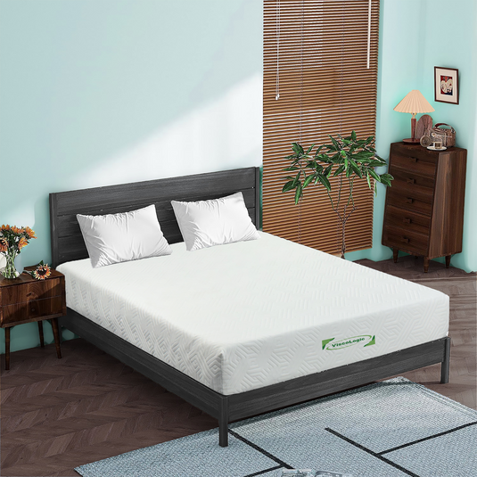 ViscoLogic Mattress Twin/Full/Queen/King Mattress Made in Canada Cool Sleep Supportive Gel Infused Reversible Medium Firm Pressure Relief CertiPUR-US® Certified Foam in a Box