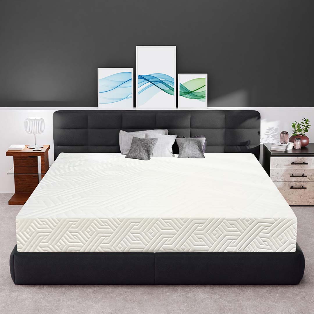 ViscoLogic Desire 10 Inch Gel Memory Foam Mattress, Pressure Relieving & Sleep Supportive, CertiPUR-US® Certified Foam Mattress