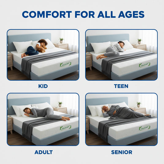 HarmonyNap 8 Inch High Density Foam Mattress