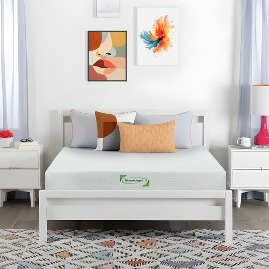 ViscoLogic Elite Plus 8 Inch Cooling Gel-Infused Memory Foam Mattress, CertiPUR-US® Certified Foam