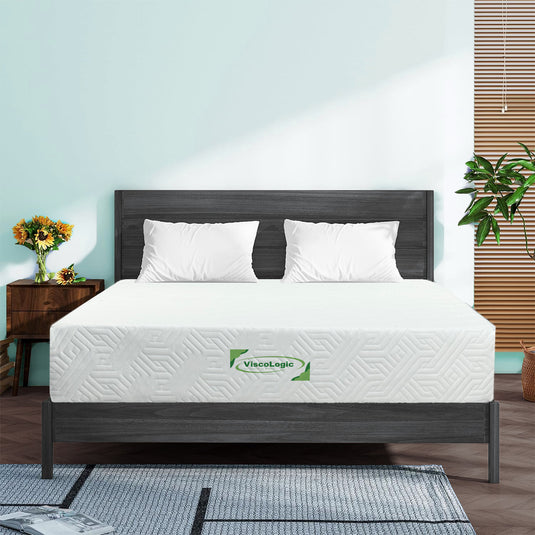 ViscoLogic Mattress Twin/Full/Queen/King Mattress Made in Canada Cool Sleep Supportive Gel Infused Reversible Medium Firm Pressure Relief CertiPUR-US® Certified Foam in a Box