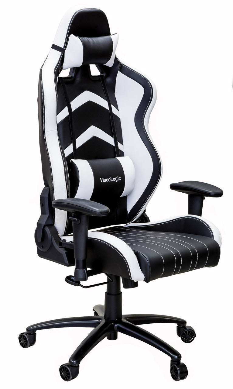 ViscoLogic Series LC 600 Gaming Racing Style Swivel Height Adjustable Tilt Lock Home Office Computer Desk Chair