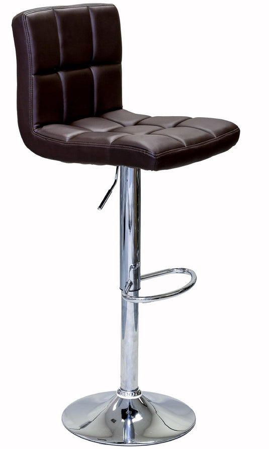 ViscoLogic LIBERTY Swivel Leatherette Adjustable Hydraulic Bar Stool - Set of 2