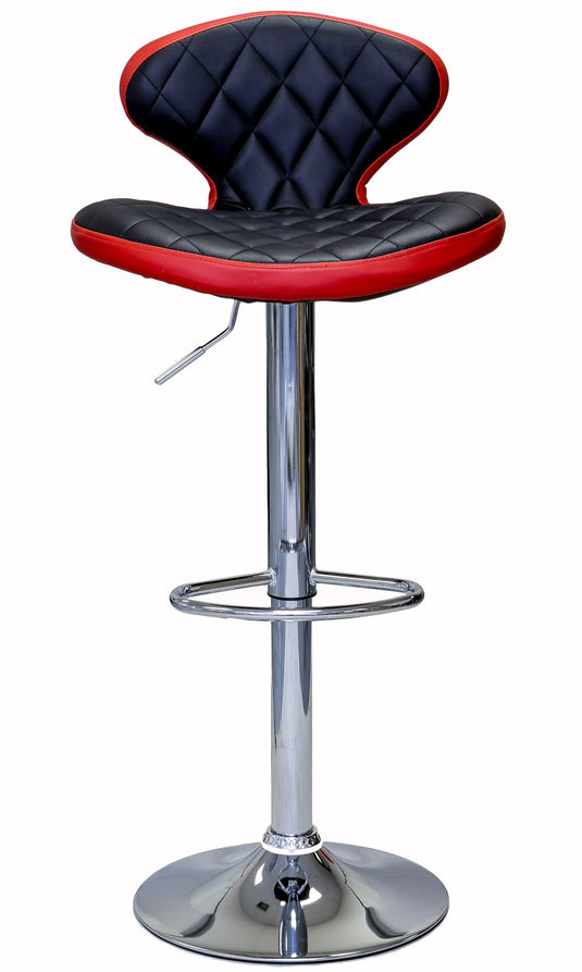 ViscoLogic MYSTIQUE Adjustable Height Swivel Bar Stools Saddle Style (Set of 2 Bar Stools)