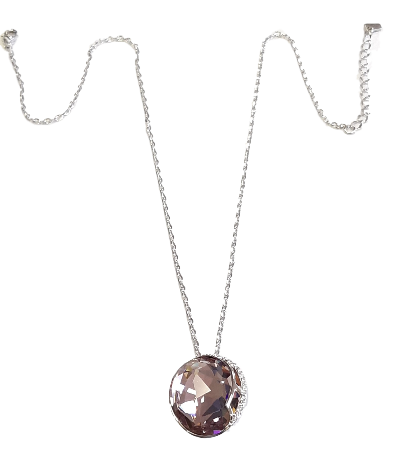 Swarovski Elements Crystal Rhinestone Pendant Necklace - Indigo
