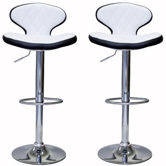 Leatherette bar stools Faux leather bar stools Modern bar stools Contemporary bar stools Adjustable bar stools Swivel bar stools Kitchen bar stools Counter height bar stools Bar furniture Upholstered bar stools White Bar Stools Black Bar Stool Brown Bar Stool