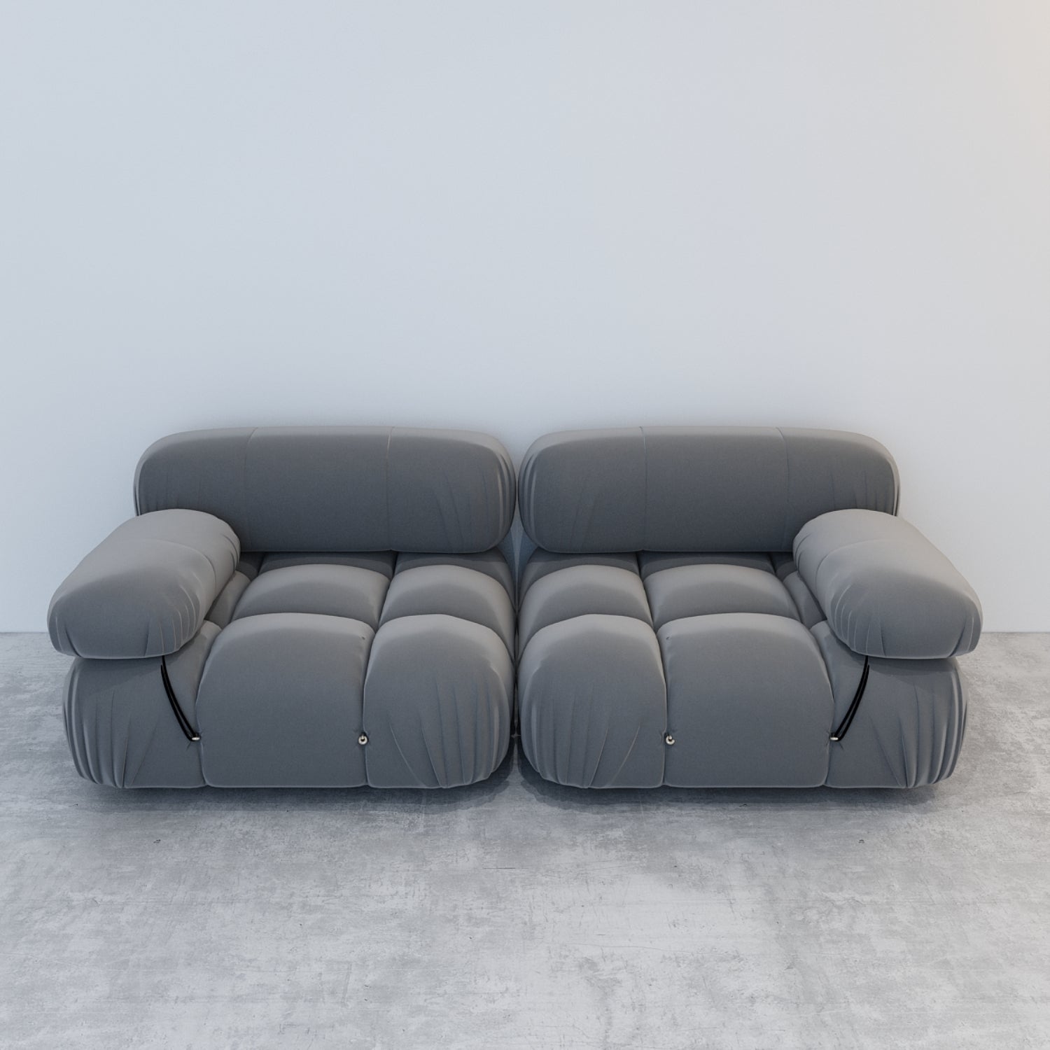 JANNAHSTUDIOS CAMILLE Modular [Mario Bellini] Designer Inspired Camaleonda Sofa (2-Seater Sofa)