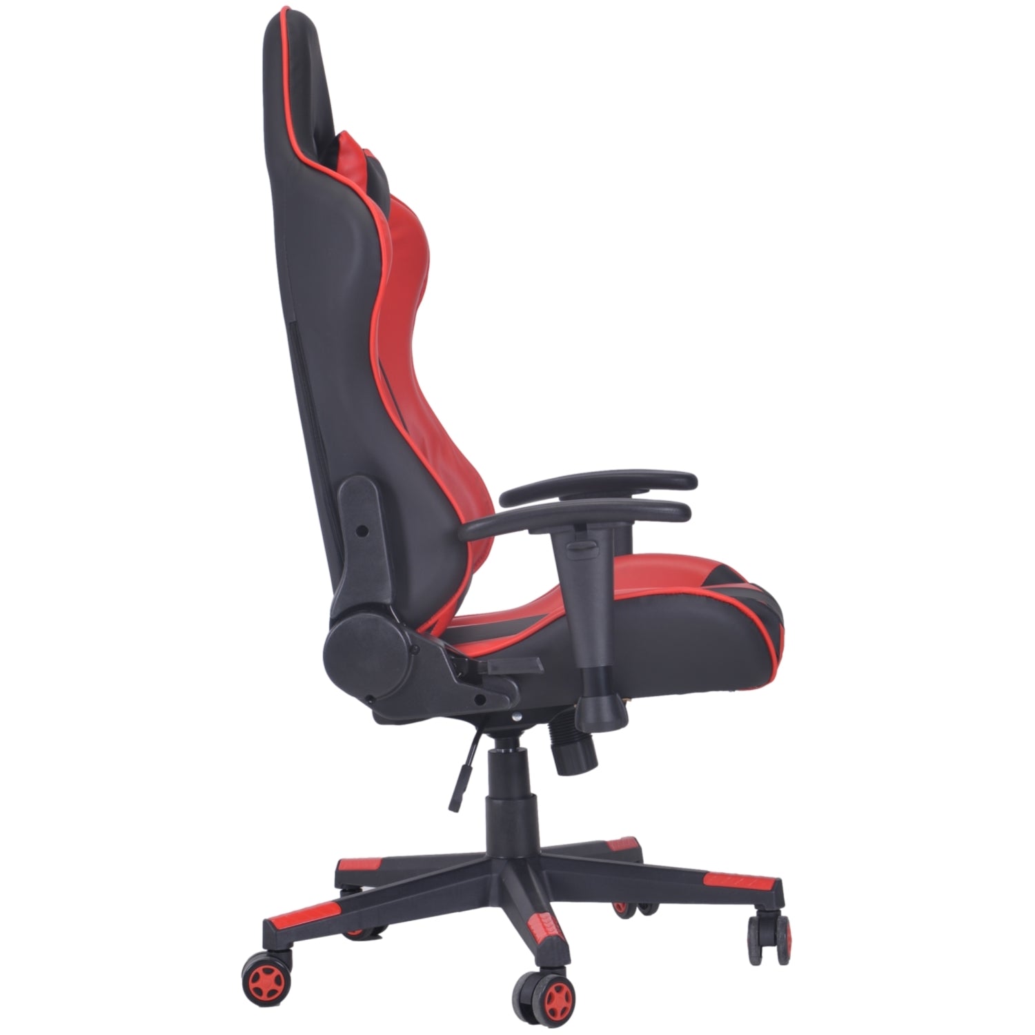ViscoLogic GT3 X Series Ergonomic Premium Swivel Adjustable Reclining Home Office COmputer Gaming Chair (Black-Red-White)