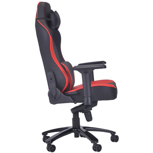 ViscoLogic MAZON ULTRA Series Racing Sports Style Sturdy Swivel Reclining Adjustable Computer Gaming Chair (Black & Red)