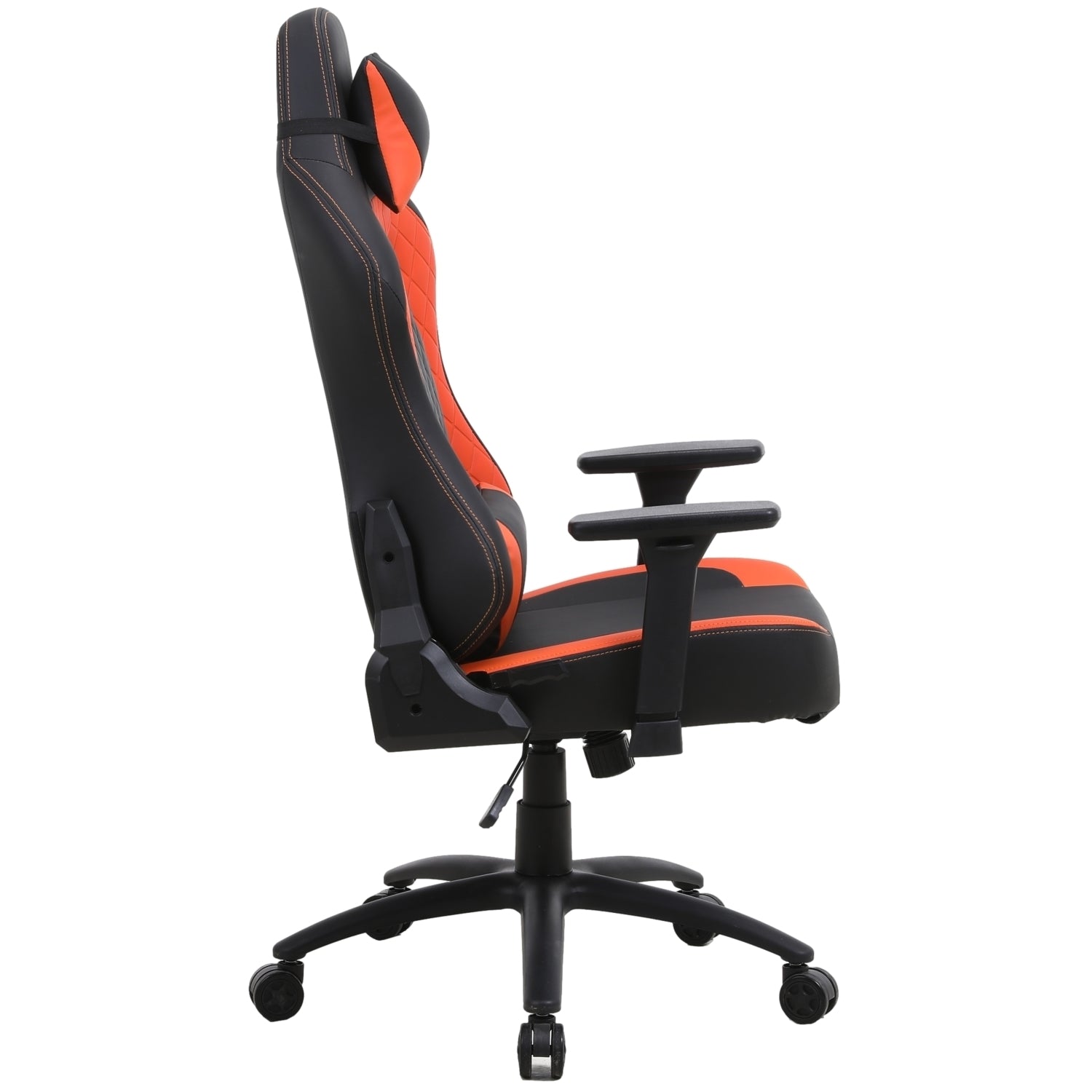 ViscoLogic NINJA-X Ultra Premium Ergonomic Reclining Swivel Home Office Computer Video Gaming  Chair (Black & Orange)