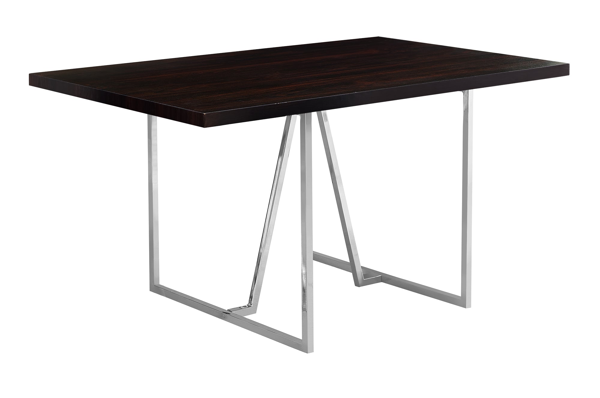 Modern Home Dining Table - 36"X 60" With U-Shaped Legs (Espresso)