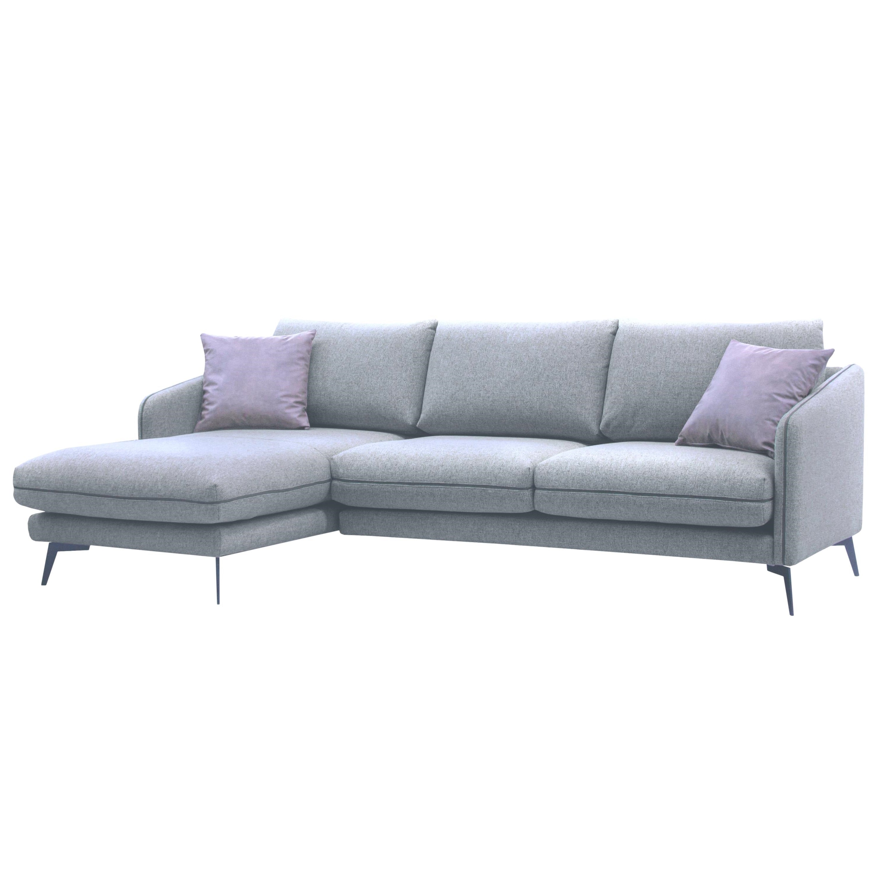 ViscoLogic NOEL Mid Century Sofa Chaise with High Resilience Foam and Sturdy Metal Legs (Left orientation)