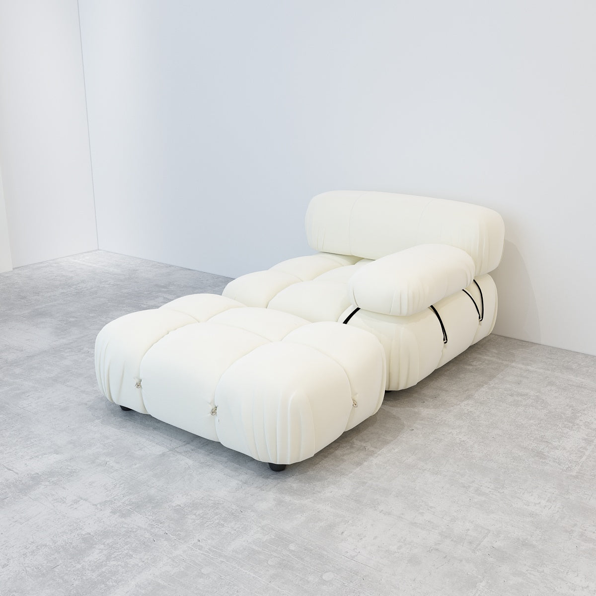 JANNAHSTUDIOS CAMILLE Modular [Mario Bellini] Designer Inspired Camaleonda Sofa (Chaise)