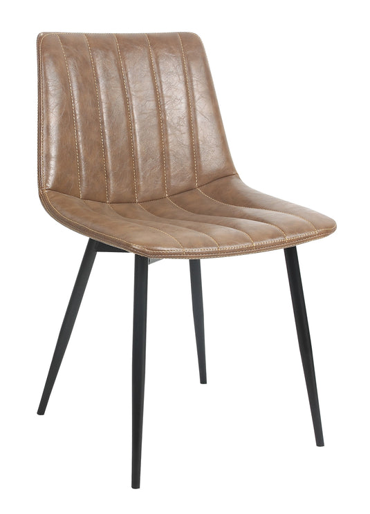 ViscoLogic LUXUS Eames Style Upholstered Side Dining Chairs