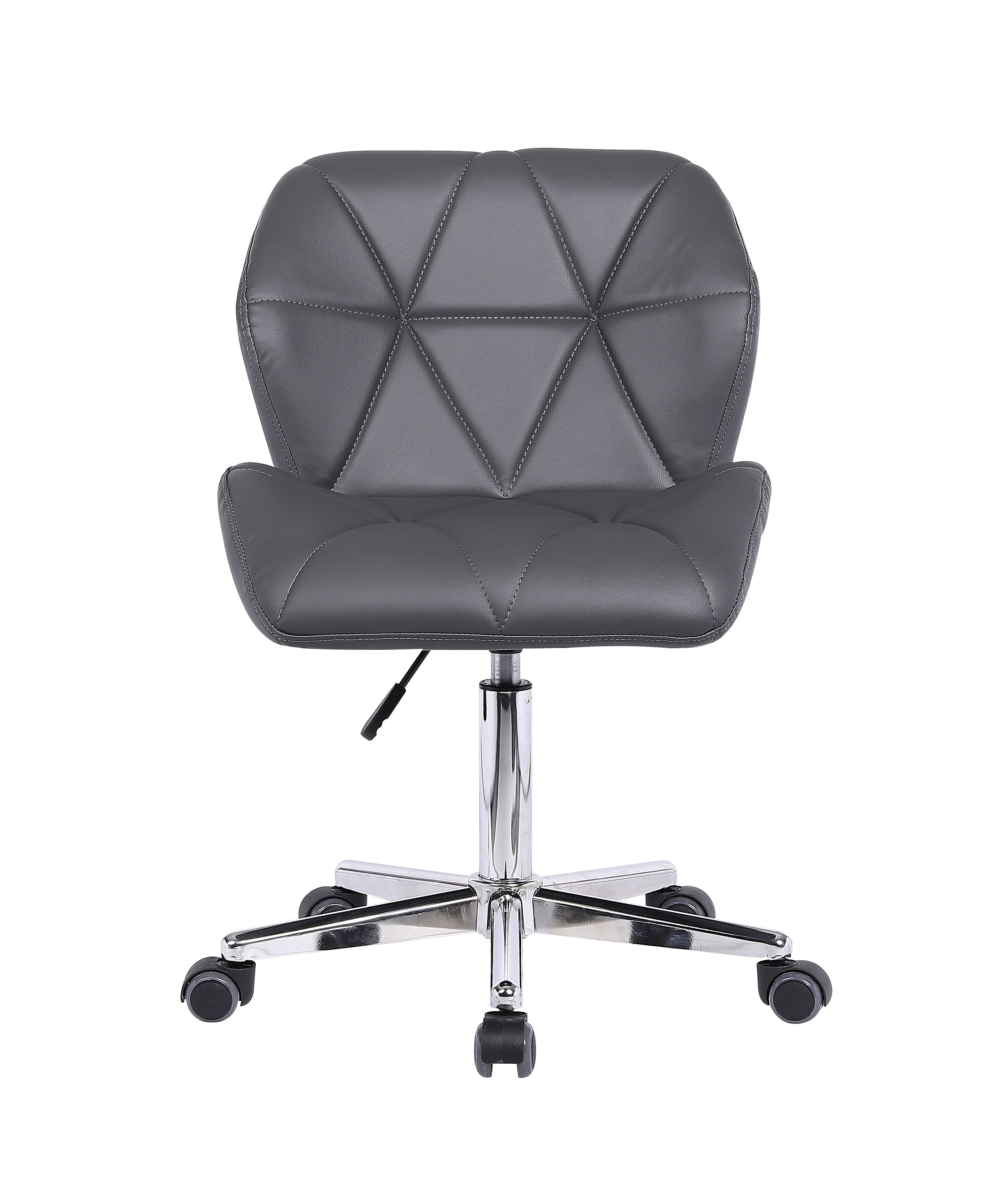 ViscoLogic JAGER Quilted Comfort Computer Desk Office Chair Stool