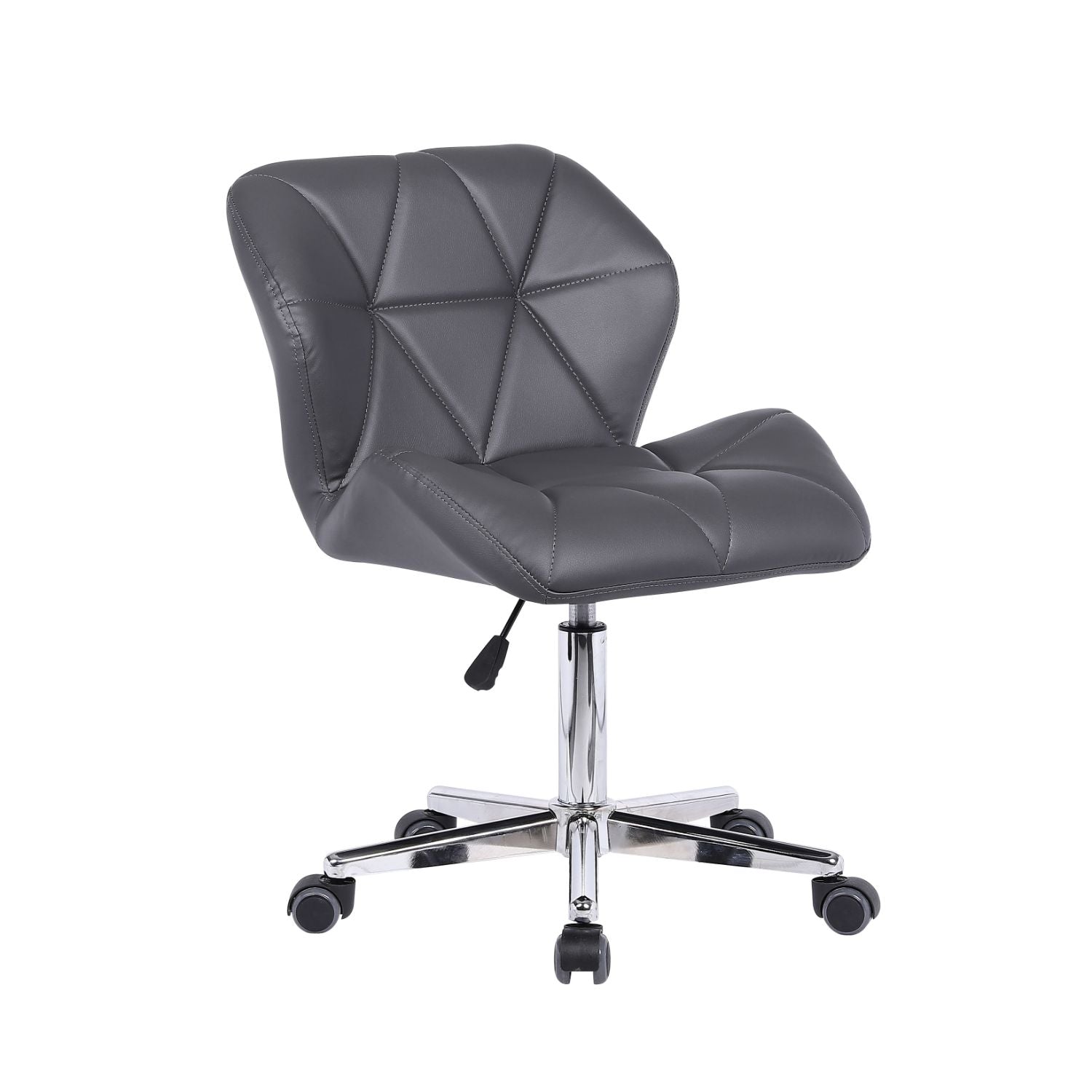 ViscoLogic JAGER Quilted Comfort Computer Desk Office Chair Stool