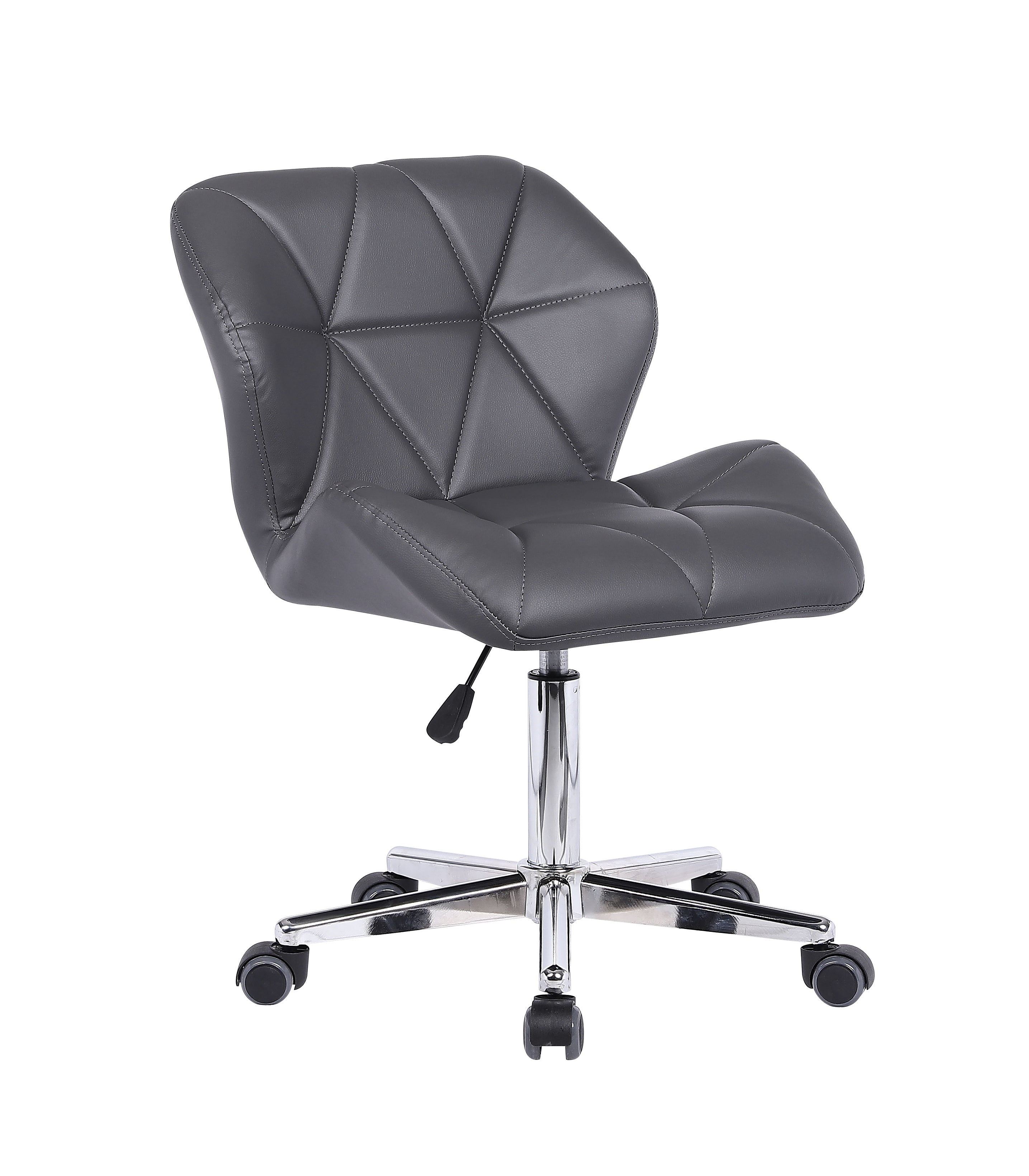 ViscoLogic JAGER Quilted Comfort Computer Desk Office Chair Stool