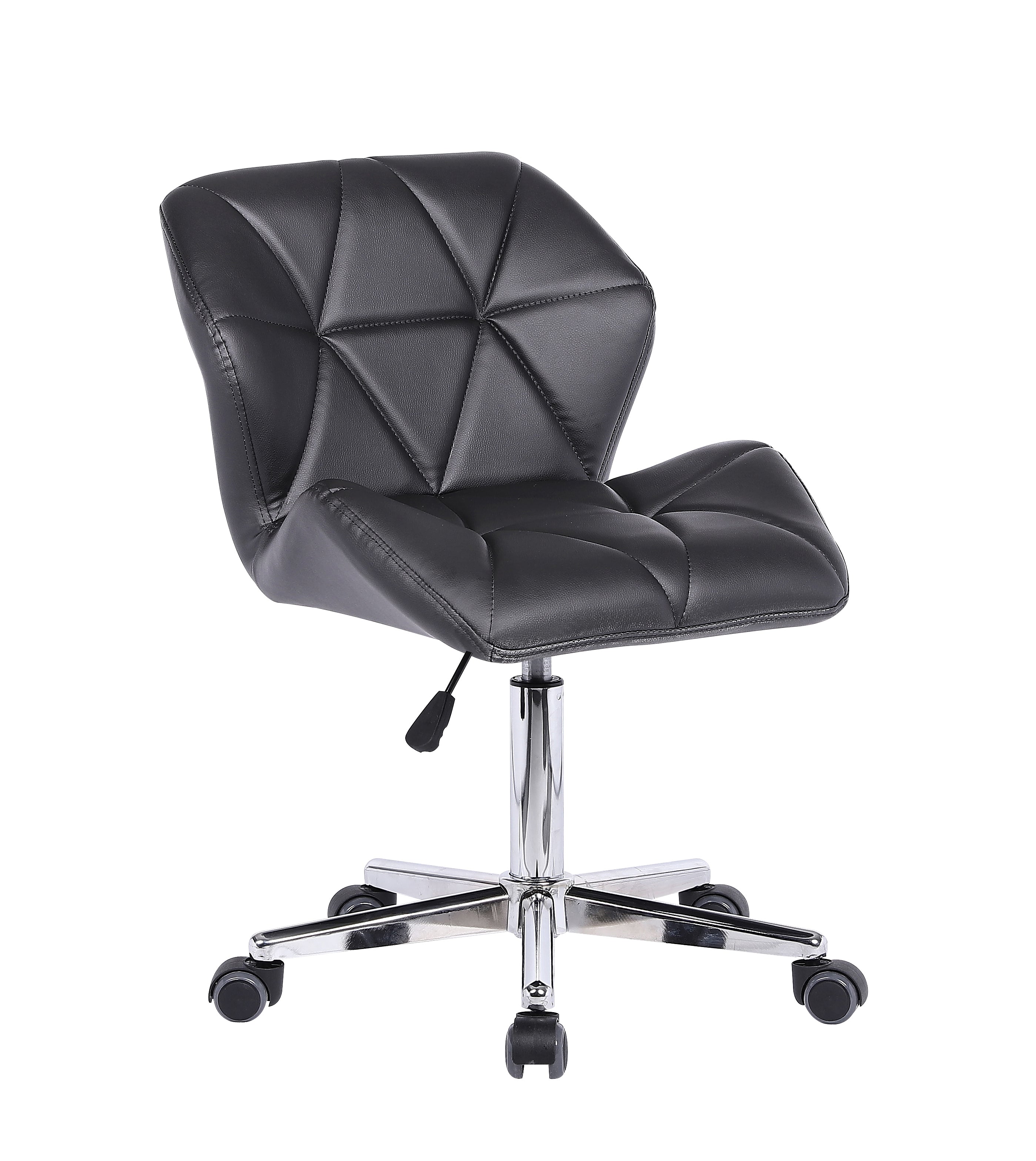 ViscoLogic JAGER Quilted Comfort Computer Desk Office Chair Stool