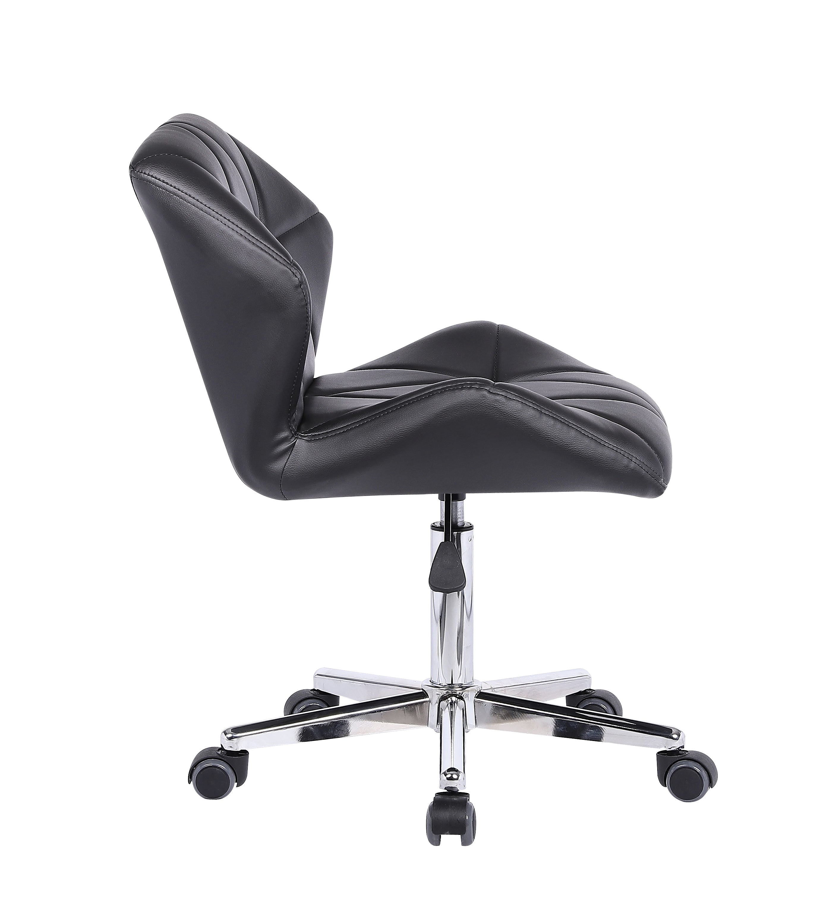 ViscoLogic JAGER Quilted Comfort Computer Desk Office Chair Stool
