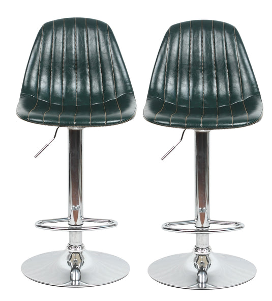 ViscoLogic Elite Swivel Height Adjustable Bar Stools (Set of 2 Barstools)