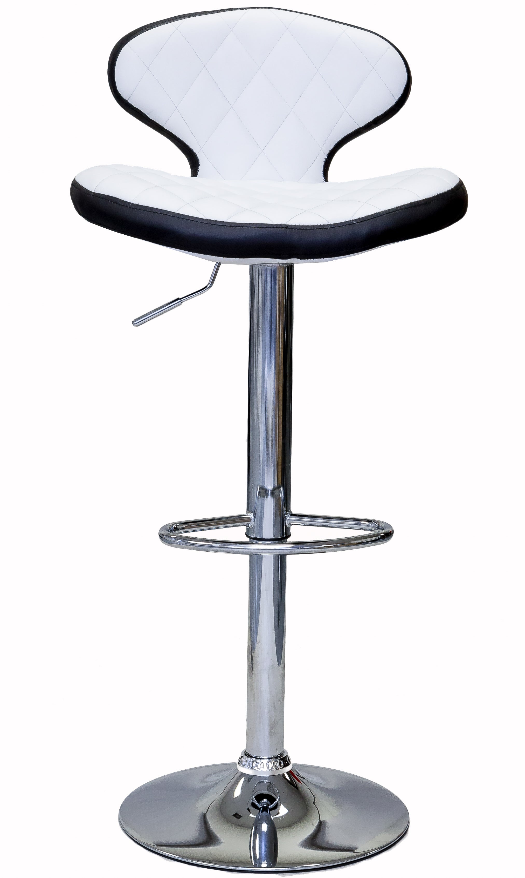 ViscoLogic MYSTIQUE Adjustable Height Swivel Bar Stools Saddle Style (Set of 2 Bar Stools)