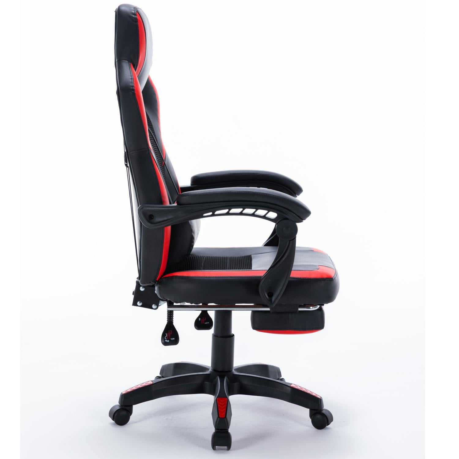 ViscoLogic Merlin Ergonomic Adjustable Swivel Home Office Computer Gaming Chair with Footrest