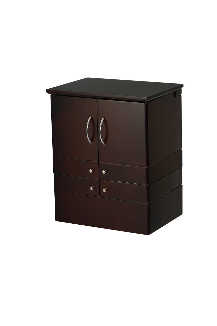 ViscoLogic Union Opening Table Top Beauty Jewelry Box Brown