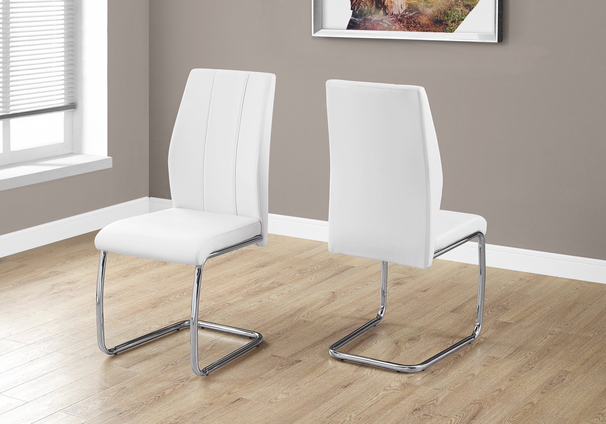 Wyne Leather Dining Chair (Set of 2 - White)