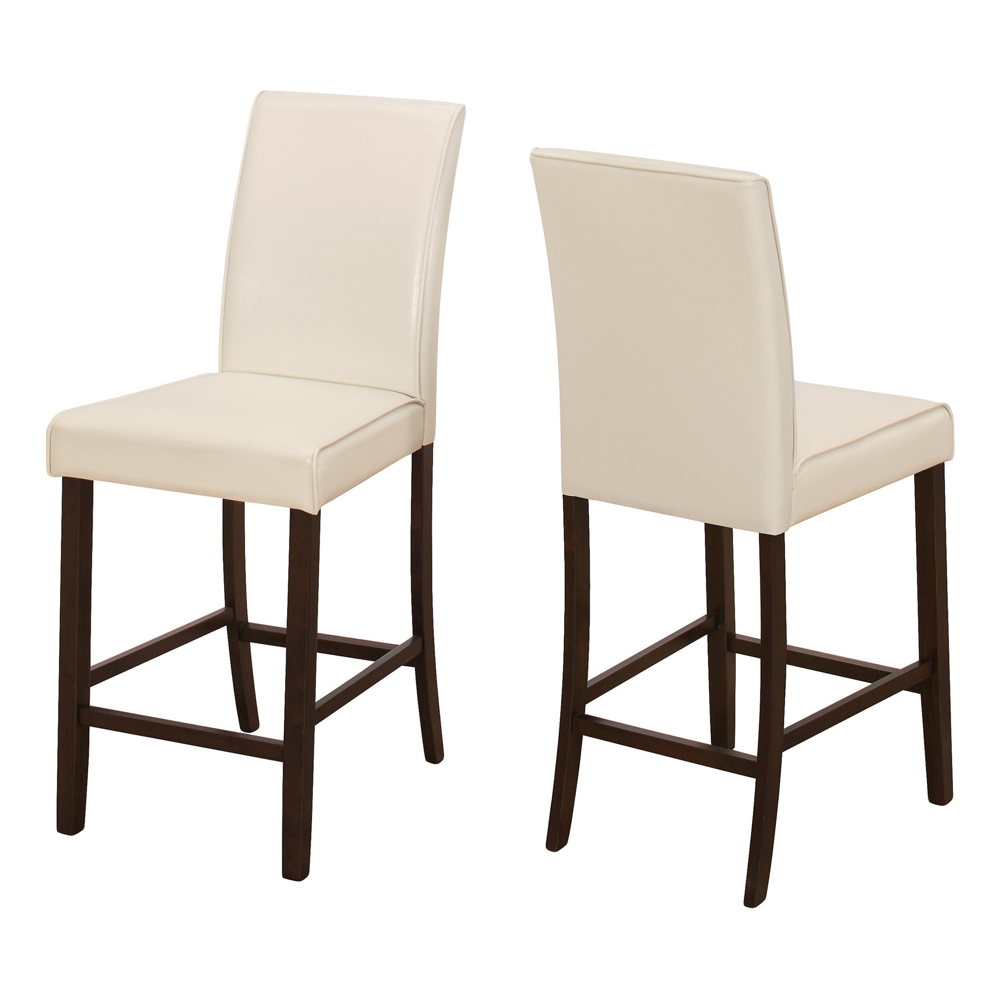 Kacy Counter Height Dining Chair With Footrest (Set of 2 - Ivory)
