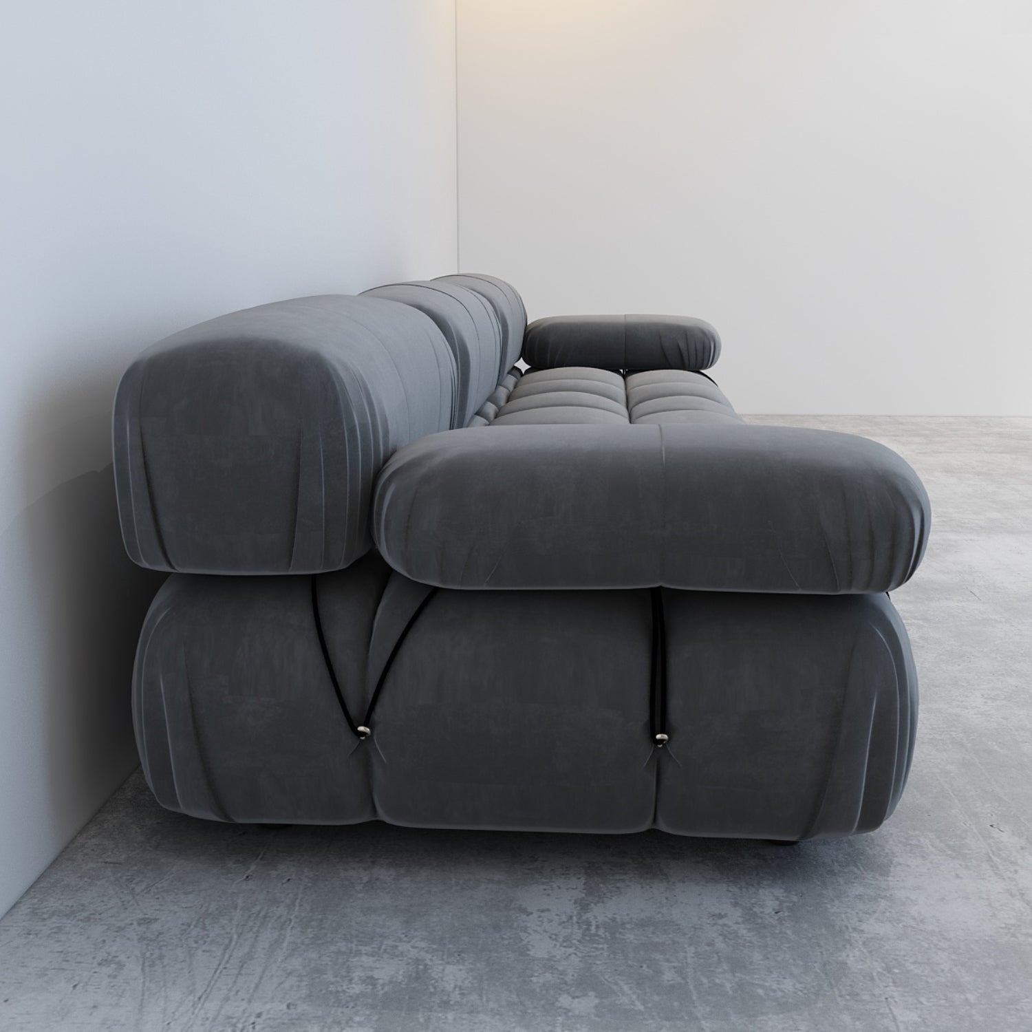 JANNAHSTUDIOS CAMILLE Modular [Mario Bellini] Designer Inspired Camaleonda Sofa (3-Seater Sofa)