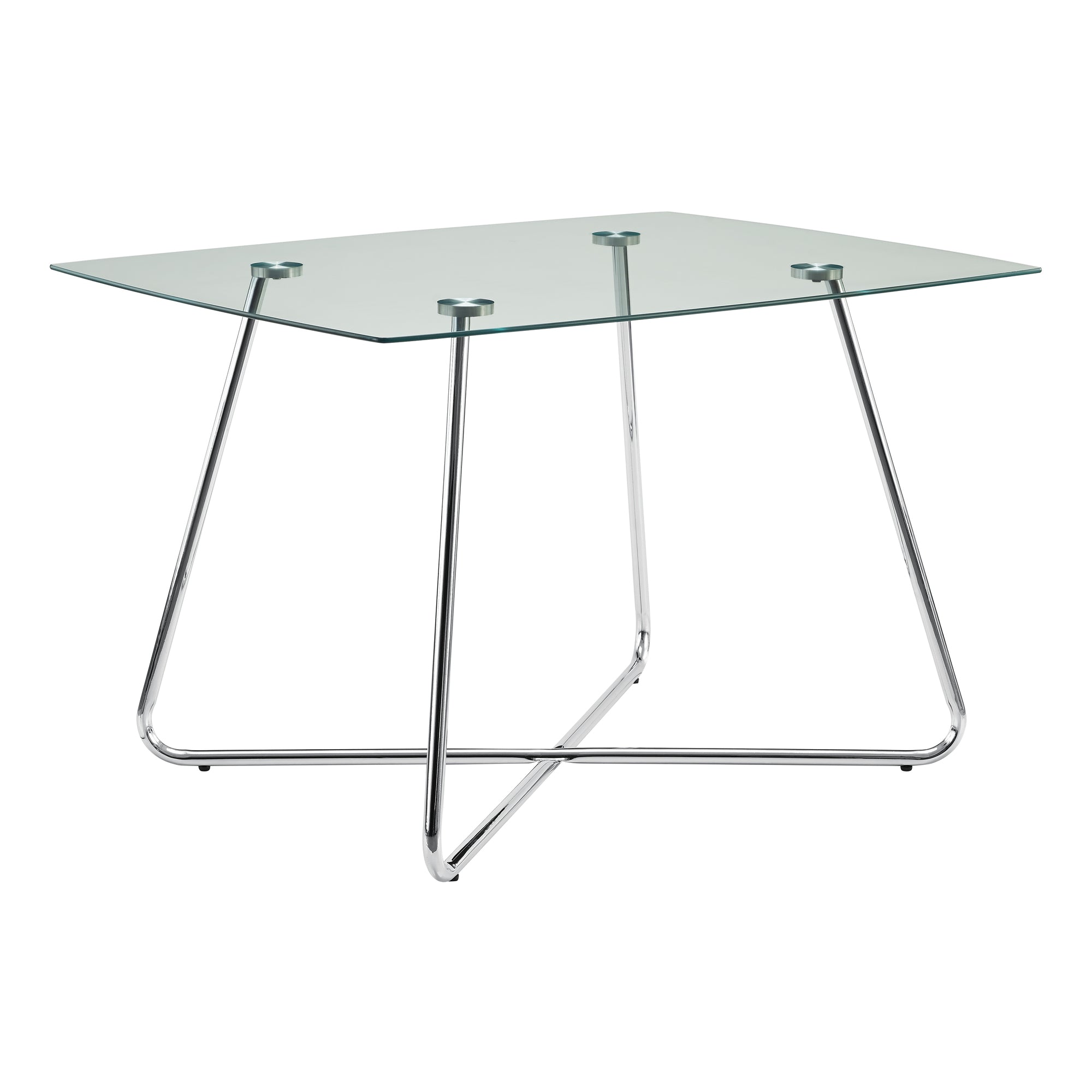 Unique Designed Tempered Glass Dining Table 36