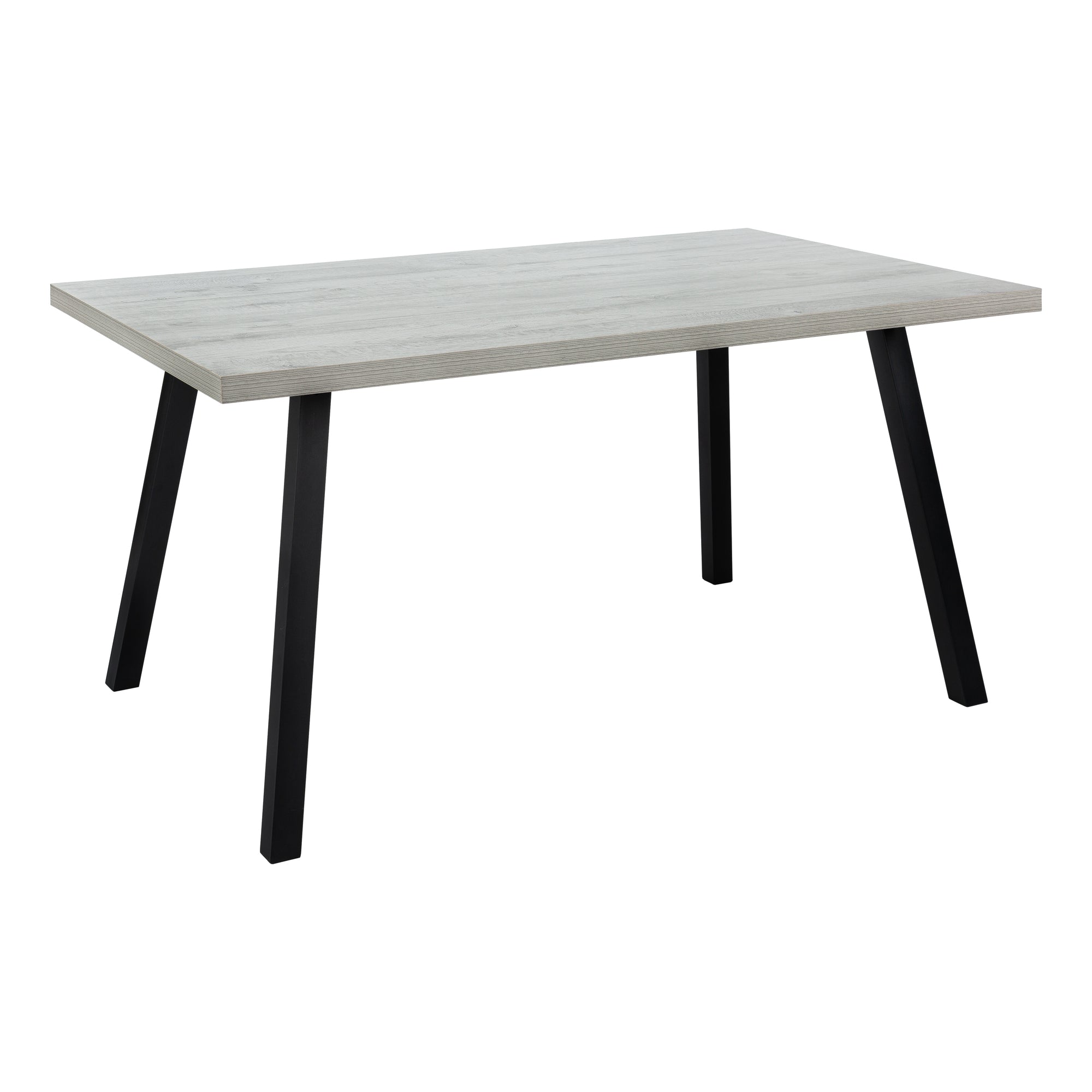 Ember 36" x 60" Dining Table With metal Legs (Grey)