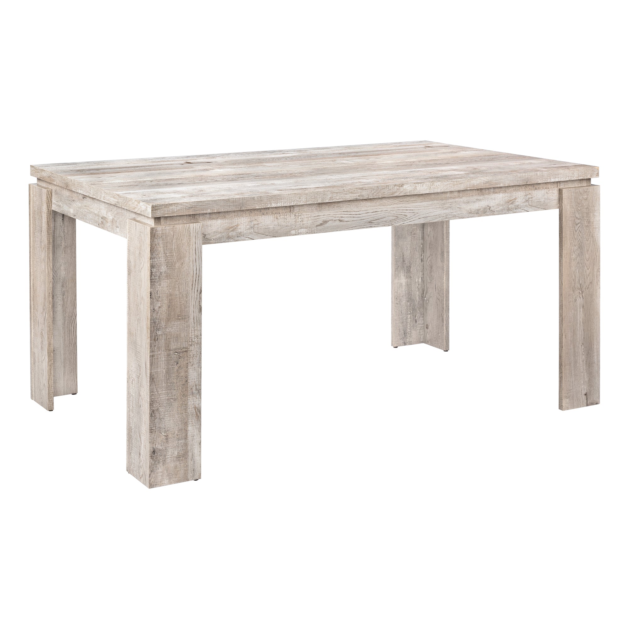 Contemporary Sturdy and Stable Dining Table - 36" x 60" (Taupe)